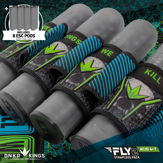 Bunkerkings Fly2 Pack 4+7 - Acid Skull (Incl. 8 ESC Pods)