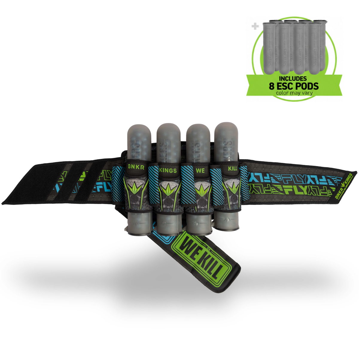 Bunkerkings Fly2 Pack 4+7 - Acid Skull (Incl. 8 ESC Pods)