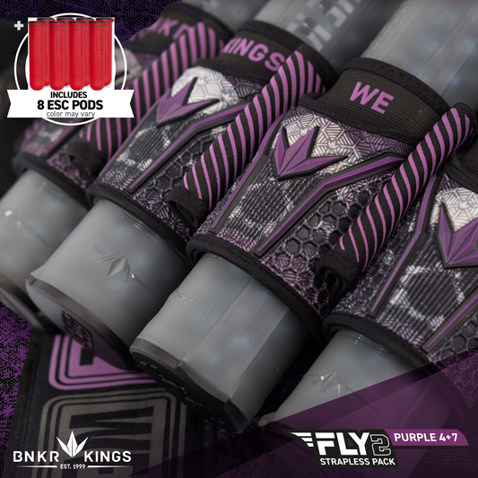 Bunkerkings Fly2 Pack 4+7 - Purple Skull (Incl. 8 ESC Pods)