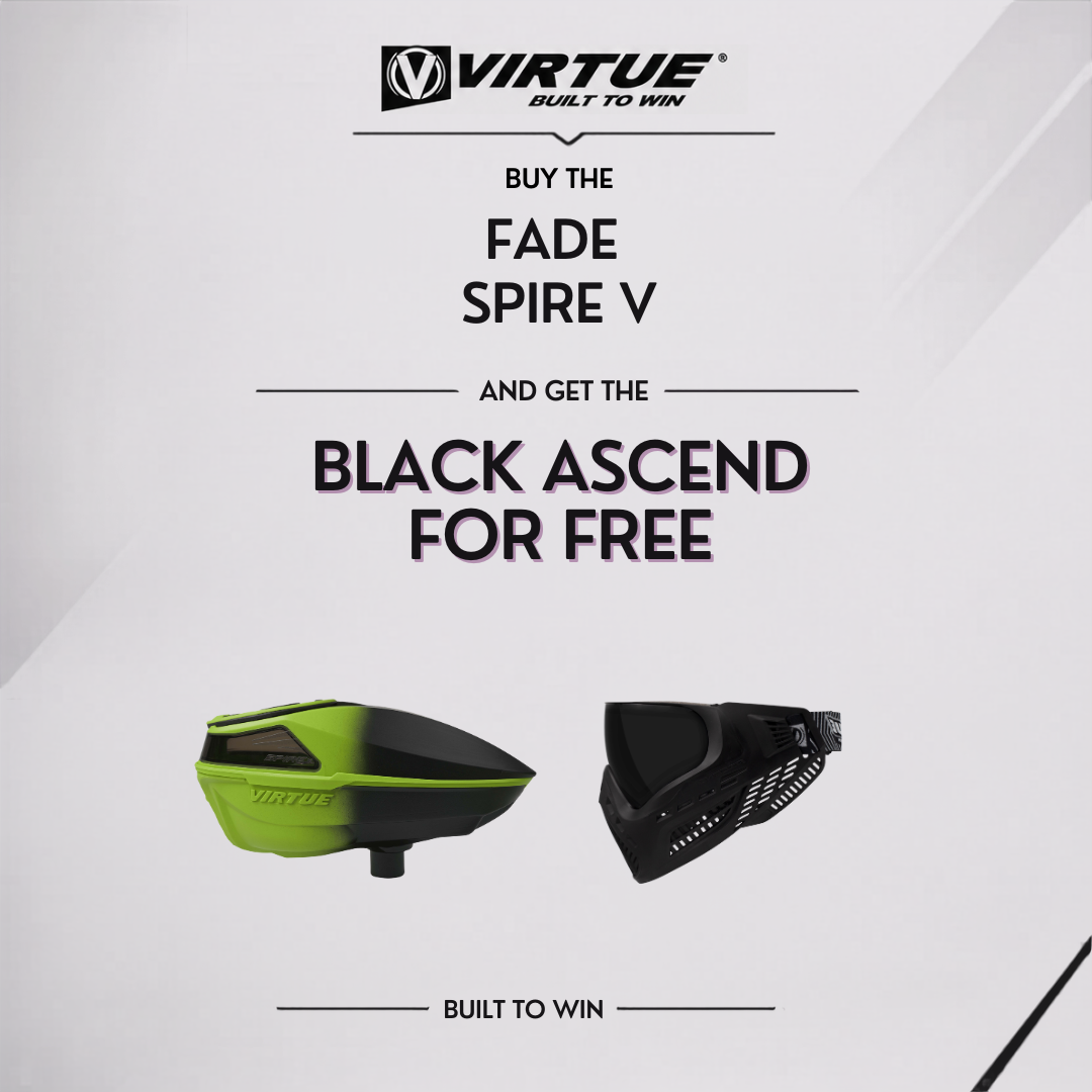 Buy One Get One Free Bundle - Acid Black Fade Spire V + Black Ascend
