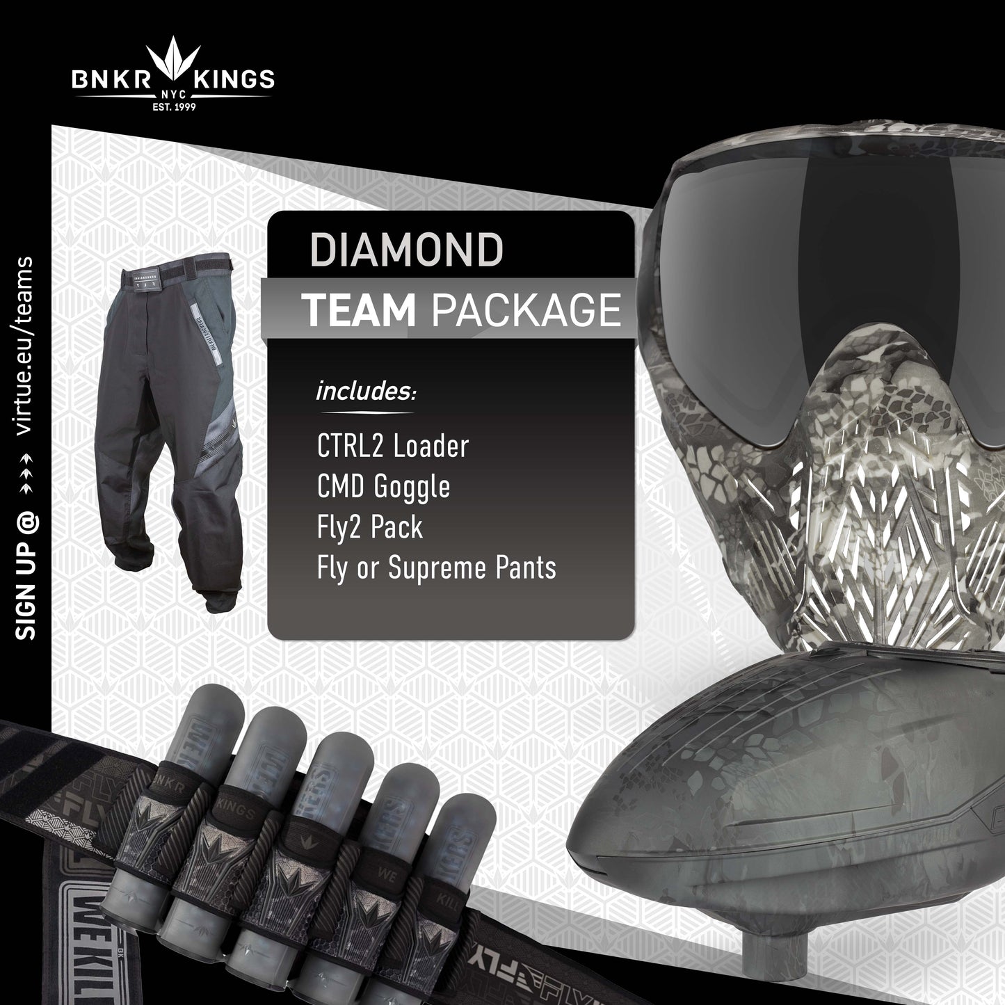 Bunkerkings Diamond Team Package