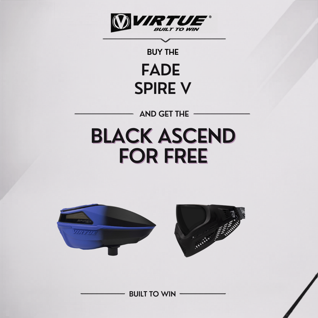 Buy One Get One Free Bundle - Blue Black Fade Spire V + Black Ascend