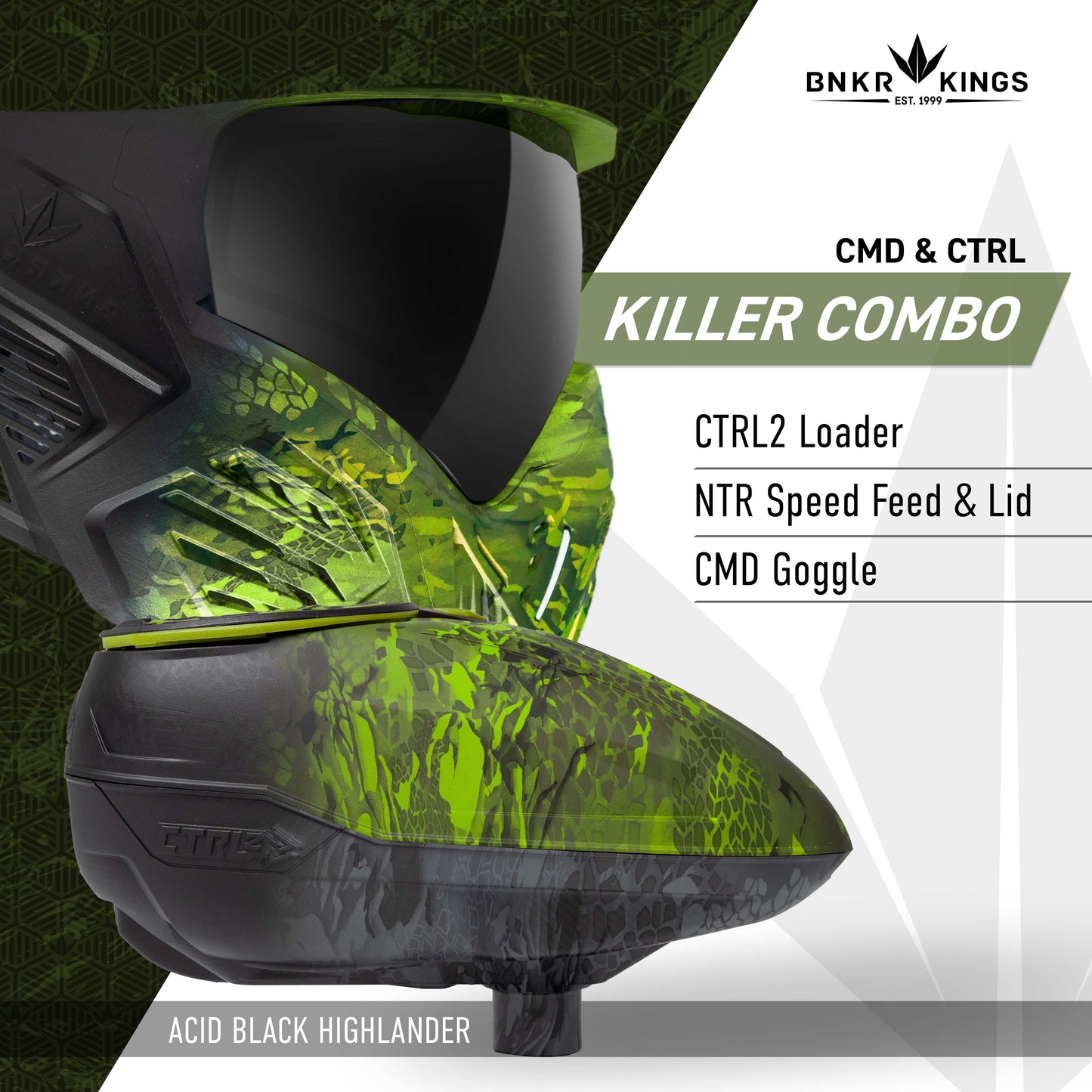 CMD & CTRL2 Killer Combo - Acid Black Highlander