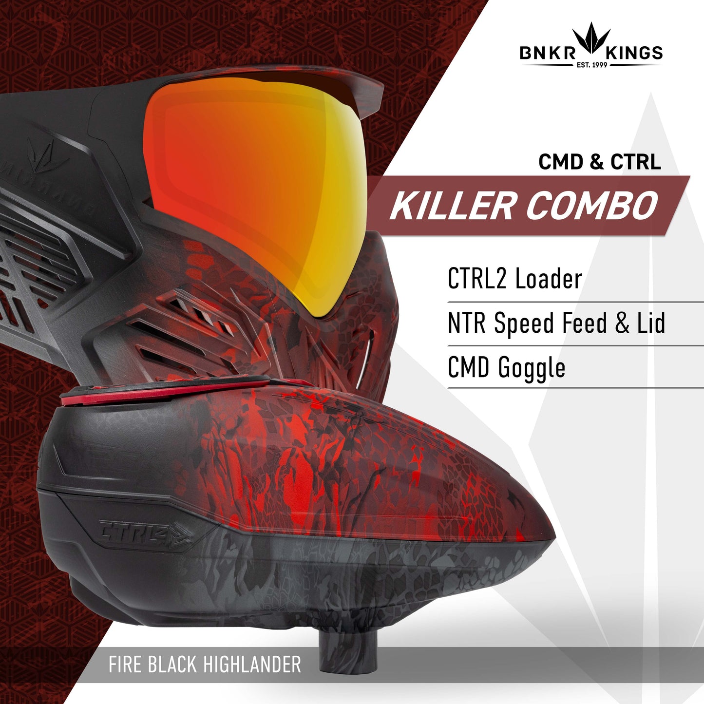 CMD & CTRL2 Killer Combo - Fire Black Highlander
