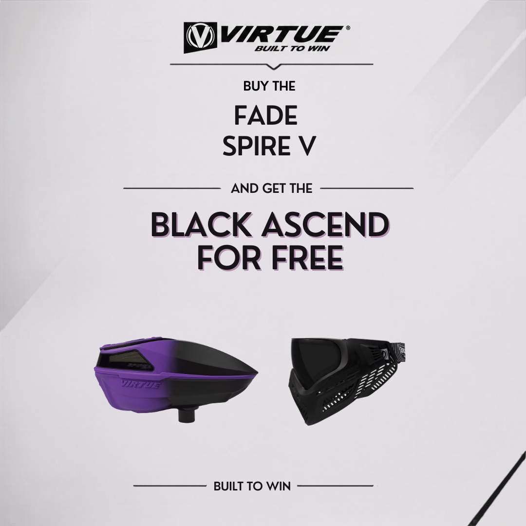 Buy One Get One Free Bundle - Purple Black Fade Spire V + Black Ascend