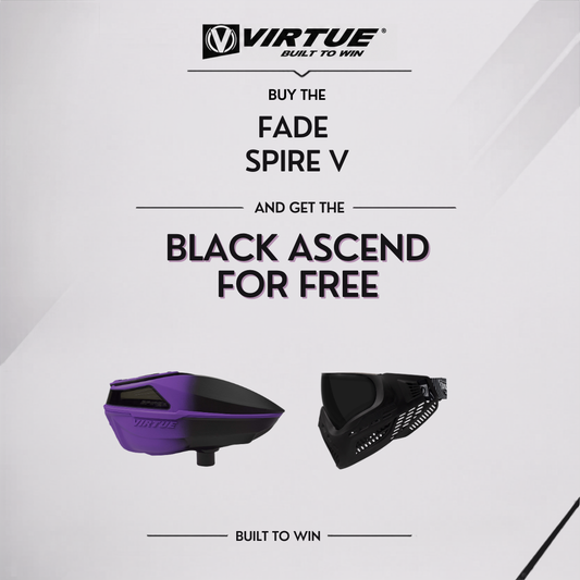 Buy One Get One Free Bundle - Purple Black Fade Spire V + Black Ascend