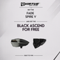 Buy One Get One Free Bundle - Silver Black Fade Spire V + Black Ascend
