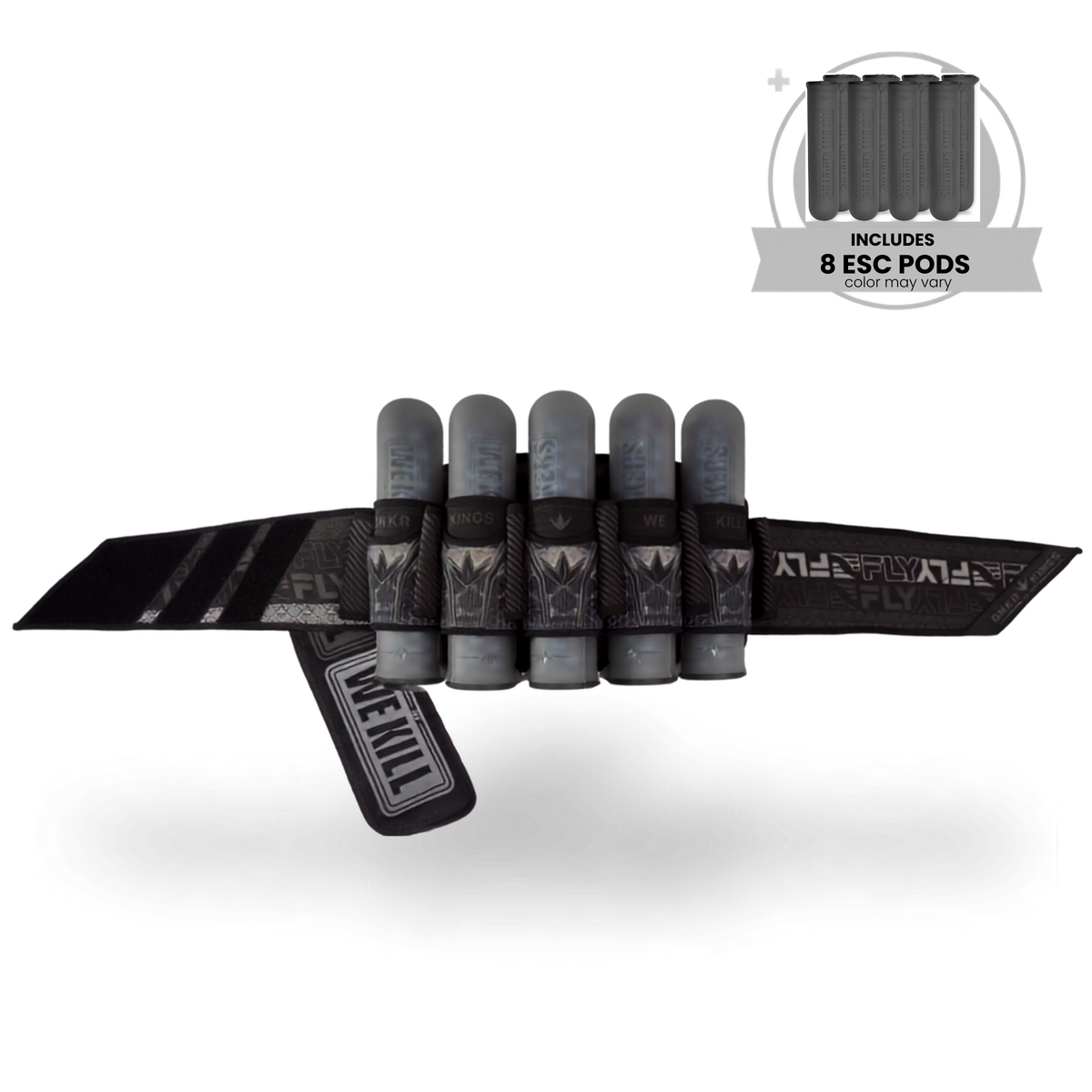 Bunkerkings Fly2 Pack 5+8 - Black Skull (Incl. 8 ESC Pods)