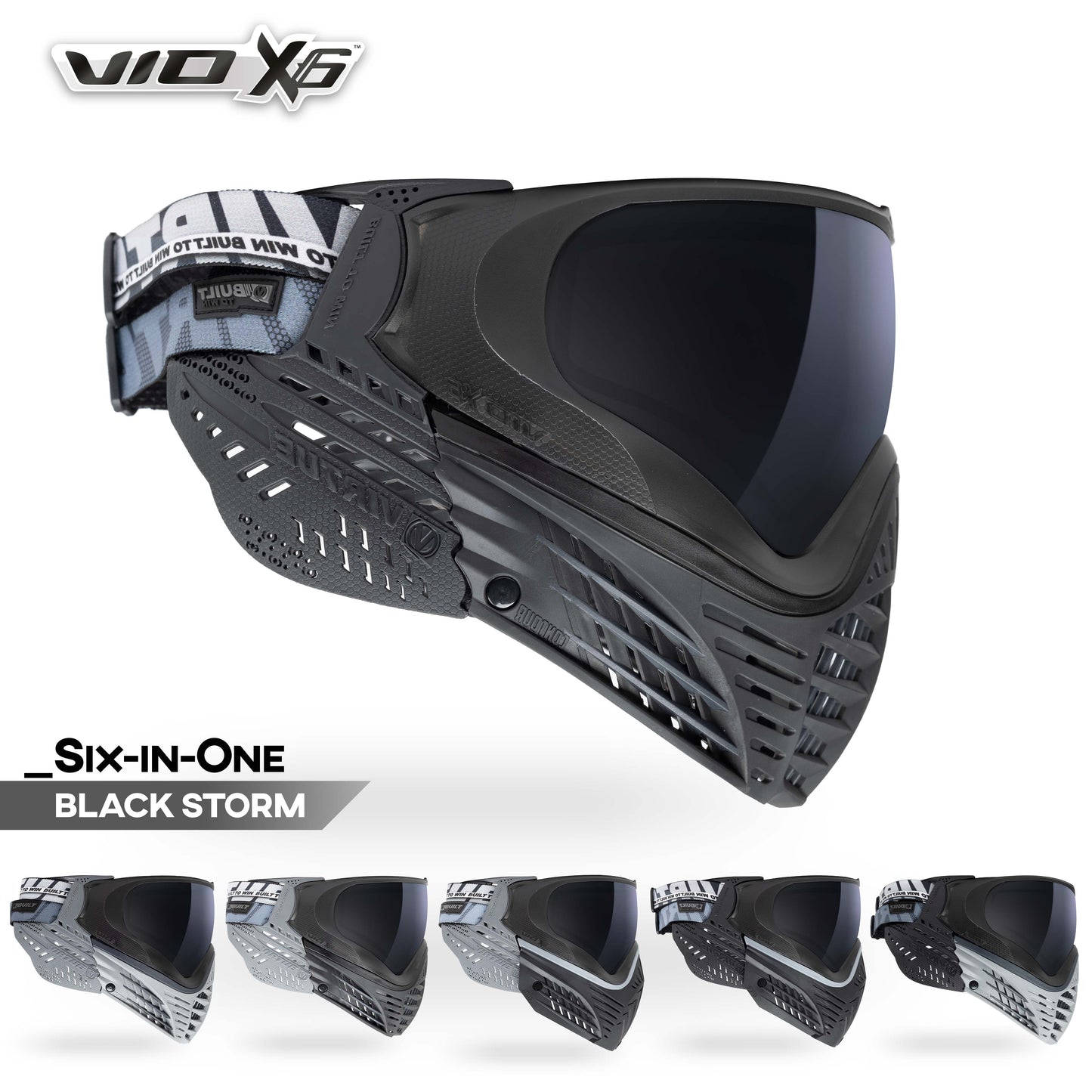 PRE-ORDER - Virtue VIO X6 Goggle - Black Storm